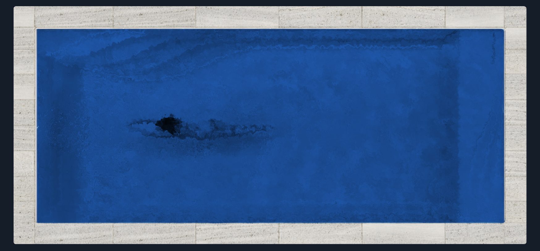 Indicatieve WaterRows watervisualisatie voor Vulcanic Spark